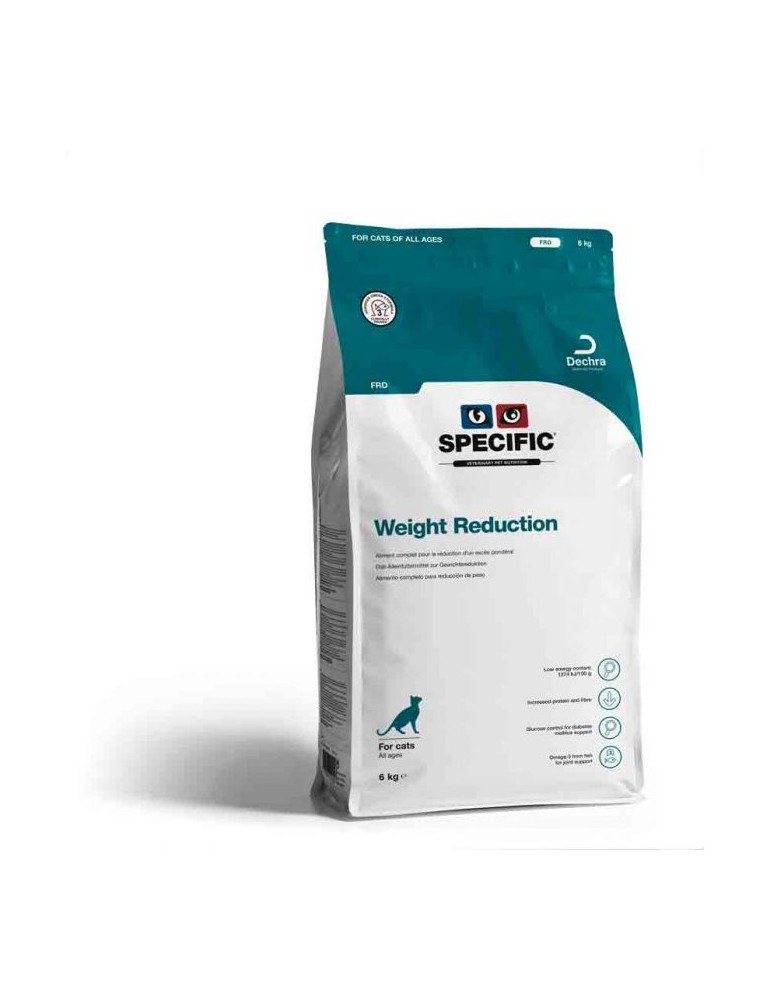 Sac de croquettes de 6 kg de Specific FRD Weight Reduction pour Chat