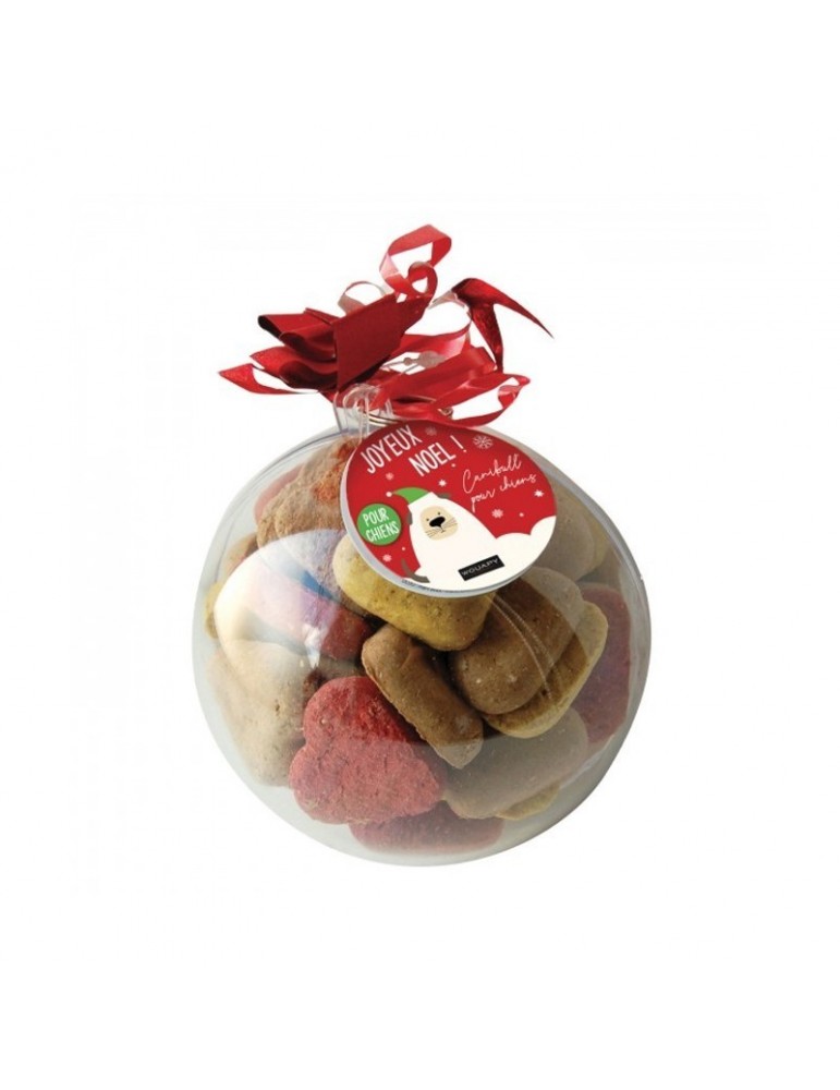 Boule de Noël Cani'Bulle contenant des friandises pour Chien