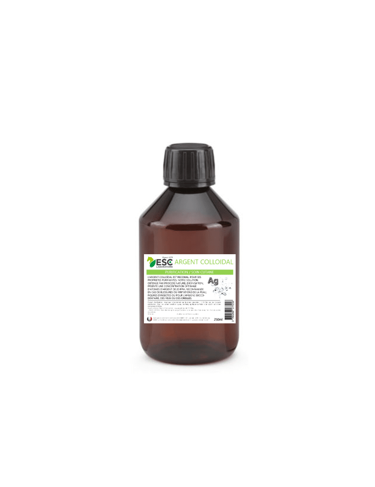 Bouteille d'argent colloidal