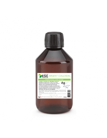 Bouteille d'argent colloidal