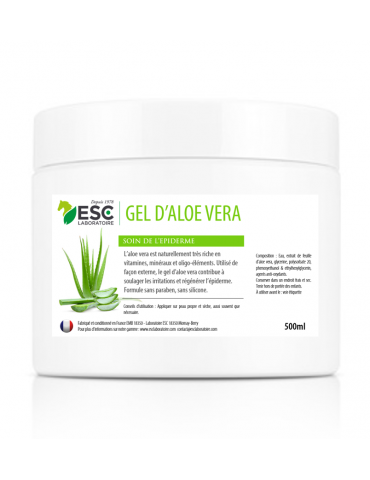 Pot gel aloe vera ESC