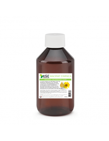 Bouteille de macérat d'arnica