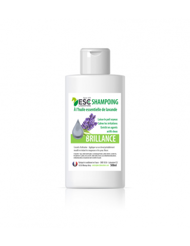 Bouteille de shampoing brillance 500 ml