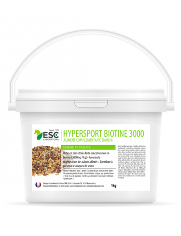 Seau de 1 kg Hypersport Biotine 3000