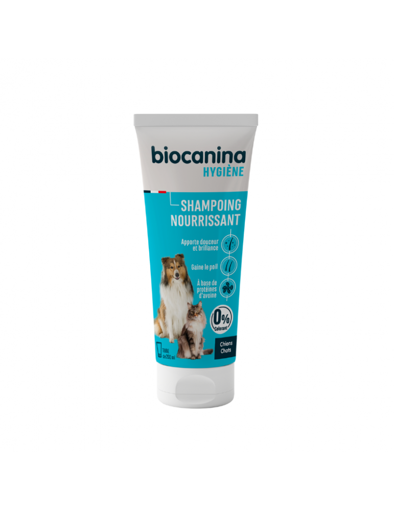 Tube de shampoing nourissant biocanina pour animaux