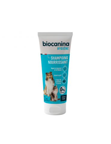 Tube de shampoing nourissant biocanina pour animaux