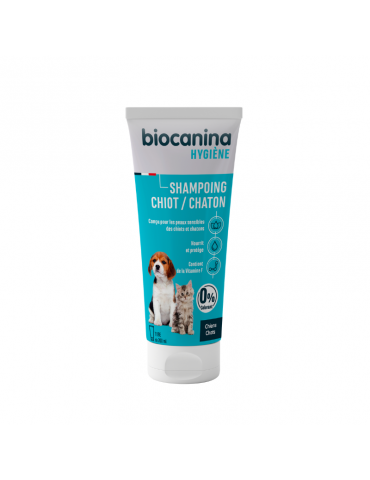 Tube de shampoing biocanina pour chiot et chaton