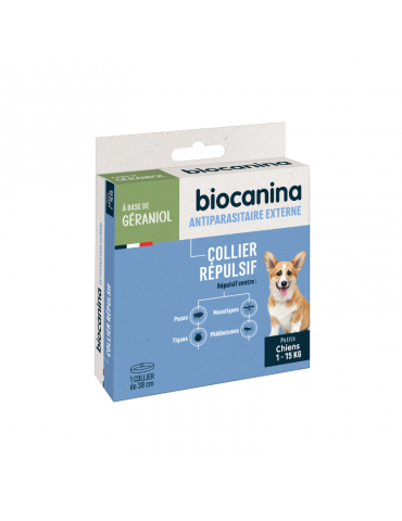 Boîte de collier biocanina pour  petit chien