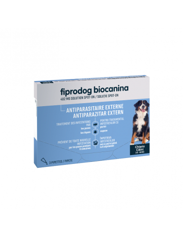 Boîte de fiprodog biocanina pour très grand chien