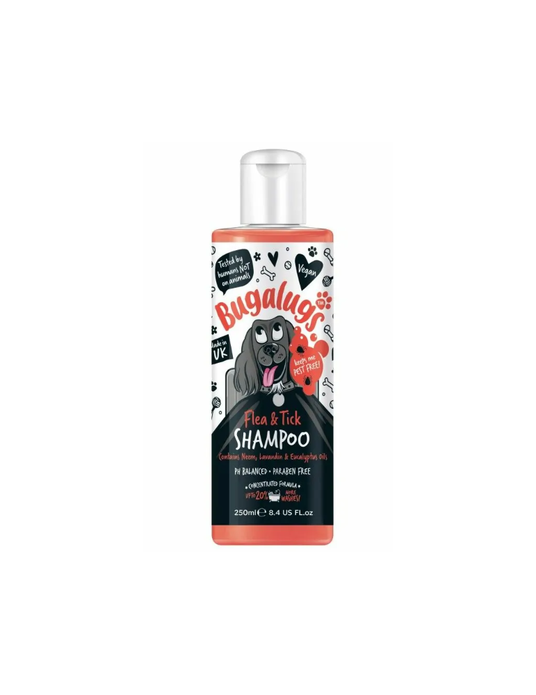 Bouteille de Shampoing Bugalugs Flea & Tick 250 ml