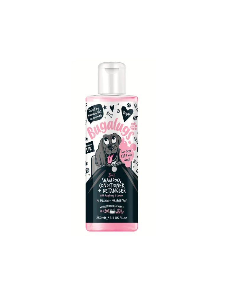 Bouteille de Shampoing Bugalugs 3 en 1 250 ml