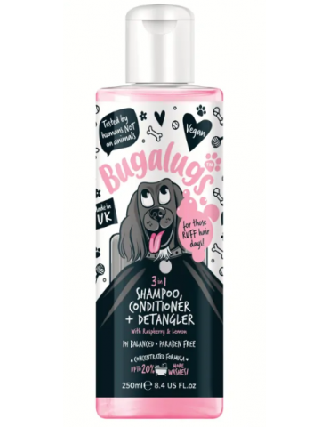 Bouteille de Shampoing Bugalugs 3 en 1 250 ml