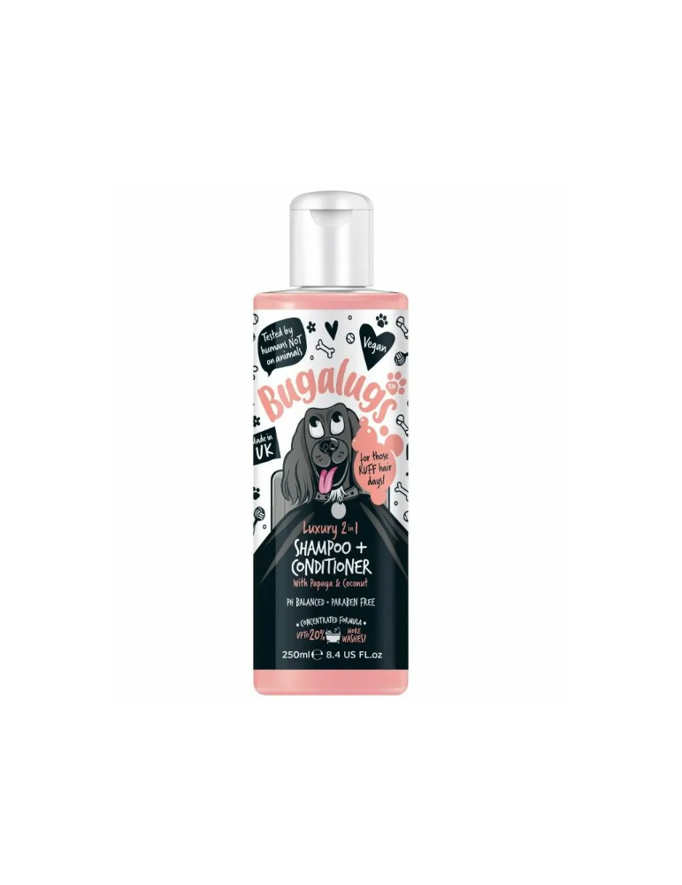 Bouteille de Shampoing Bugalugs Luxury 2 en 1 250 ml