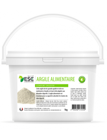 Seau d'Argile Alimentaire ESC 1 kg