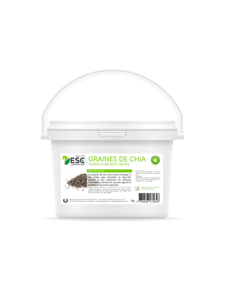 Seau de Graines de Chia 1 kg ESC