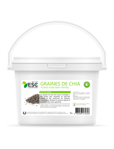 Seau de Graines de Chia 1 kg ESC