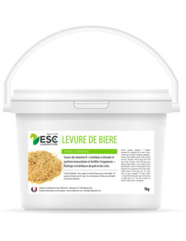 Seau de Levure de Bière 1 kg ESC