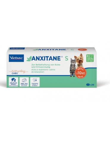 Boîte Virbac de Anxitane S pour petit chien et chat