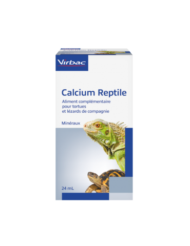 Boîte de calcium reptile Virbac pour tortues et lézards