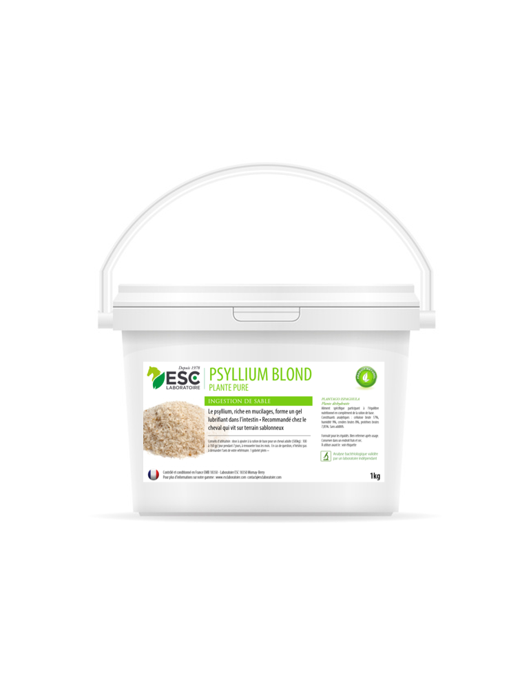 Seau Psyllium Blond 1 kg ESC